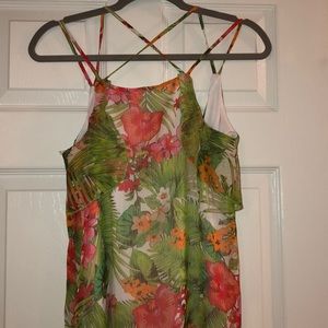 Gianni Bini Tropical Maxi Dress